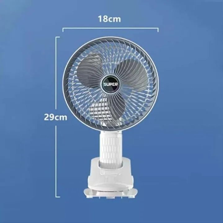 2 in 1 Reachargeable and Portable Table and Hand Fan