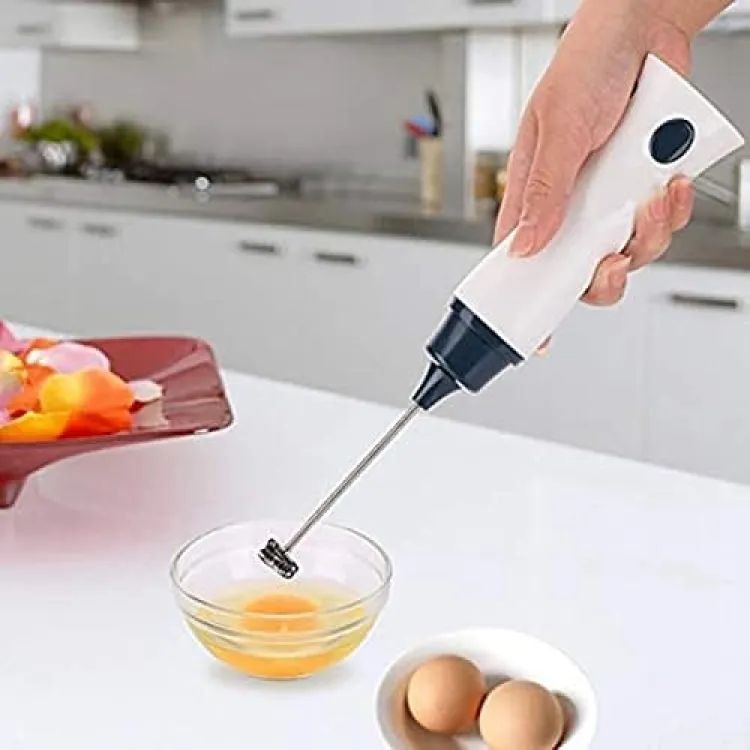 Handheld Coffee Mixer Frother Automatic Milk Beverage Foamer Cream Whisk Cooking Stirrer Egg Beater