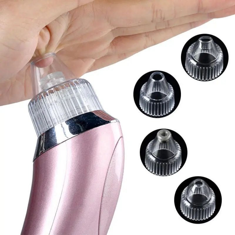 Chargeable Blackhead Removal Machine Black Head Remover Machine - Acne Pimple Pore Cleaner Vacuum Suction Tool Blackhead Removal On Nose Sucking Machine Blackheads Removal Device Derma Suction