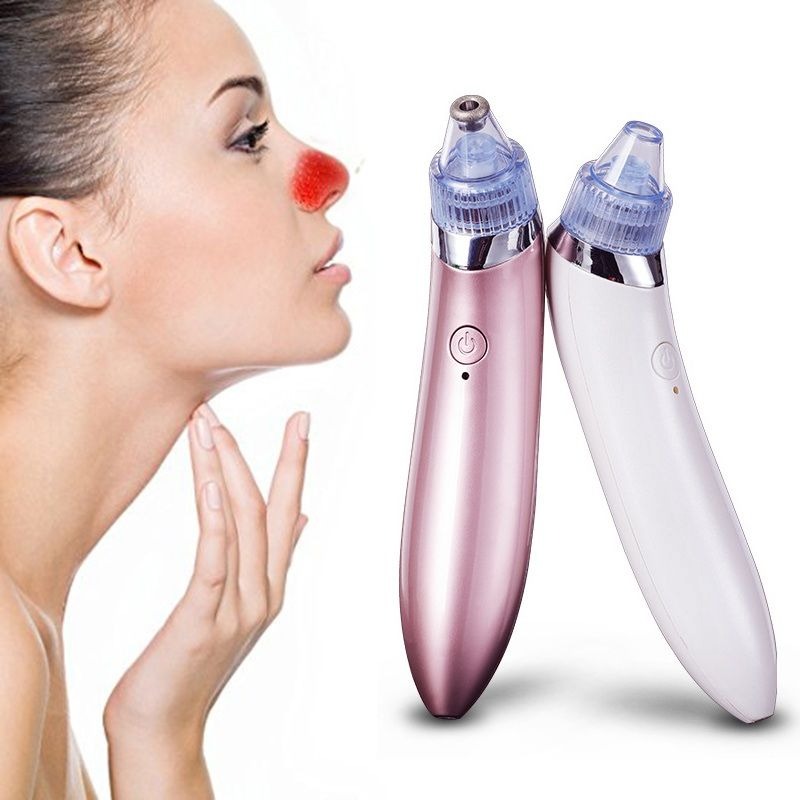 Chargeable Blackhead Removal Machine Black Head Remover Machine - Acne Pimple Pore Cleaner Vacuum Suction Tool Blackhead Removal On Nose Sucking Machine Blackheads Removal Device Derma Suction