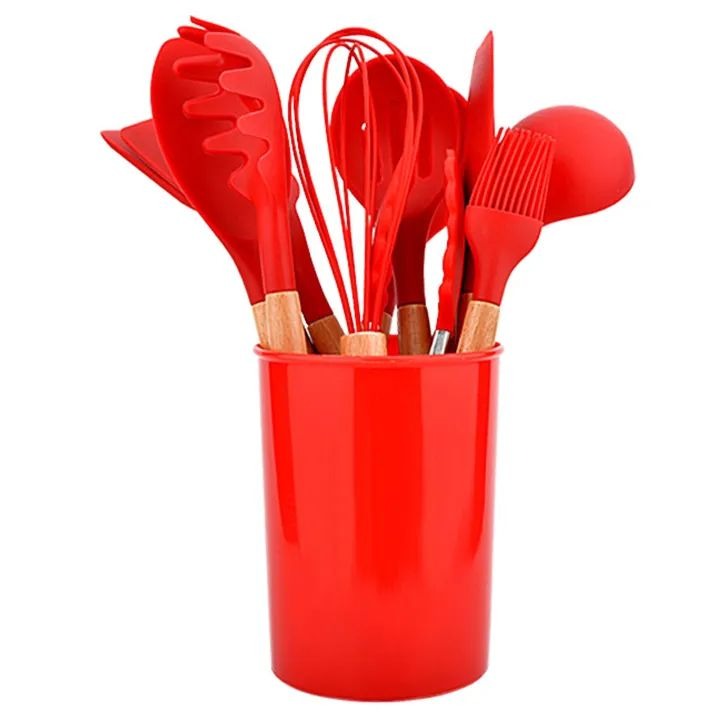 Silicone spoon set kitchen set