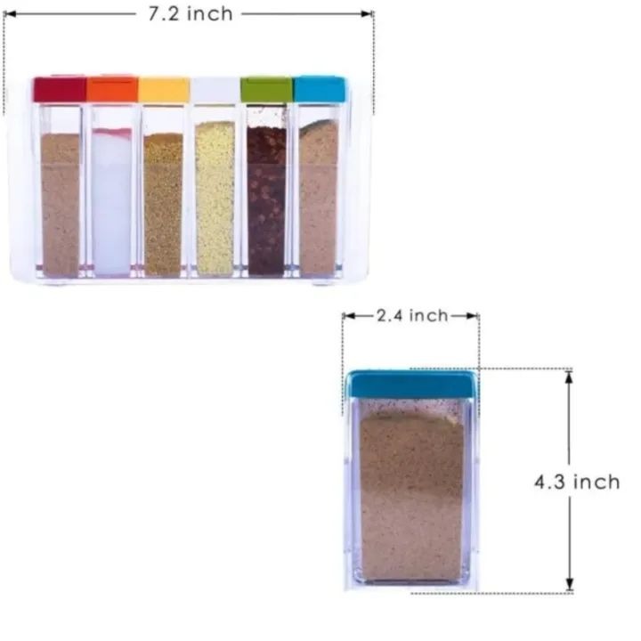 6 Piece Kitchen decor Transparent