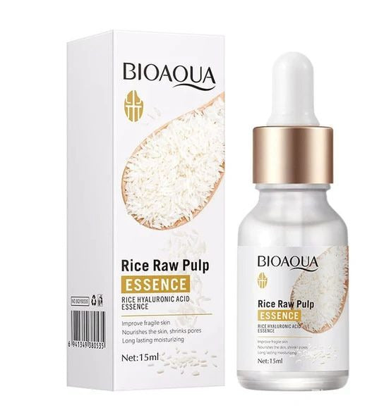 BIOAQUA Hyaluronic Acid and Rice Pulp Serum Hydrating and Brightening Essence 15ml