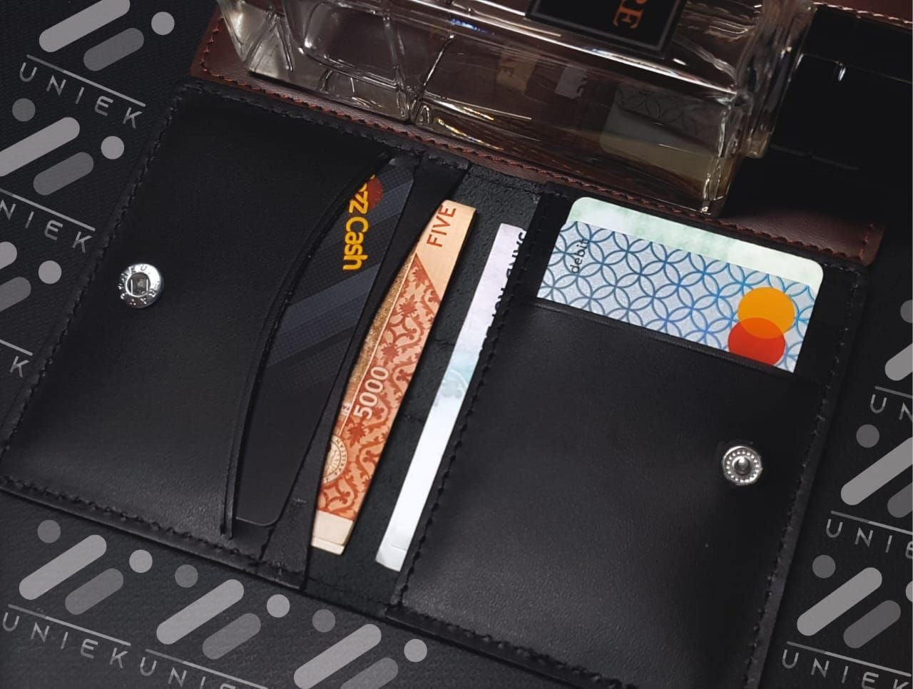 Card Holder High Quality Cow Leather Durable Practical Design for Men