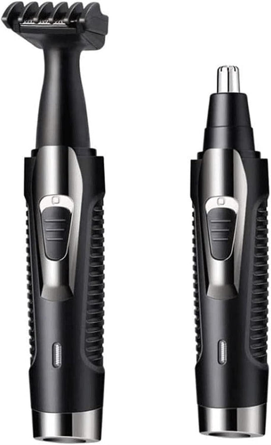 Ear Nose Hair Trimmer for Men Women USB Rechargeable Electric Facial Hair Trimmer with Dual-Edge Stainless Steel Blades