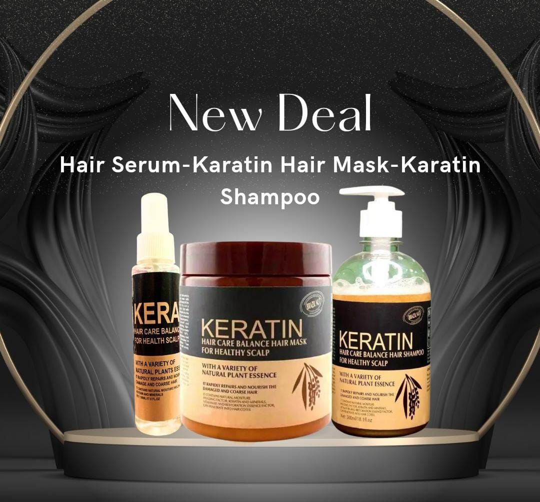Hair Serum Keratin Hair Mask Keratin Shampoo