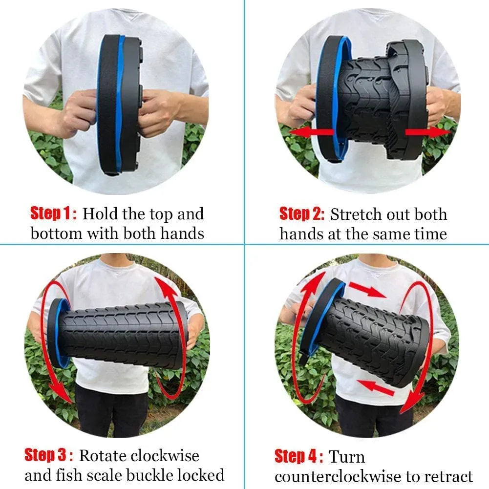 Portable Retractable Folding Stool Chair Latest Smart Outdoor Foldable Collapsible Lightweight Seat Chair Stool for Camping Traveling Picnic Car Easy to Carry Anywhere