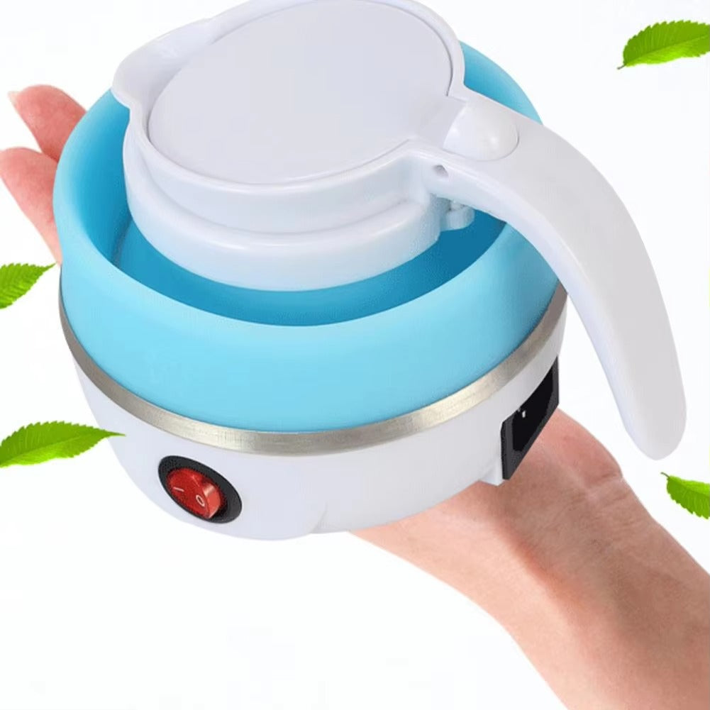 Foldable Kettle Coffee Pot Tea Kettle 1L Electric Space-saving ABS Camping Home Travel Outdoor Heating Hot Water Cup